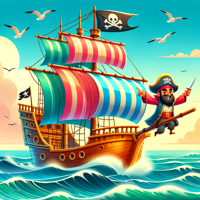 Pirate Treasure Quest Paint By Color