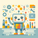 Lively Little Robot DIY Paint By Diamonds