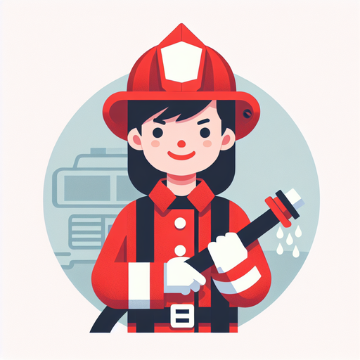 The Brave Little Firefighter Diamonded Painting Kits