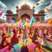 Holi Festival Of Colors - India Paint By Color