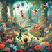 Fantasy Woodland Adventure Painting By Diamonds Kit