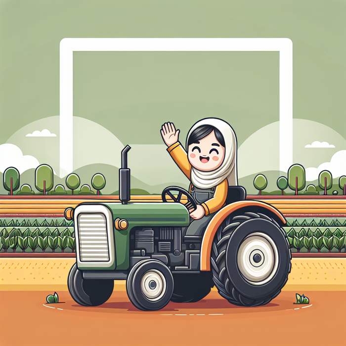 Tiny Tractor Team Painting By Diamonds Kit