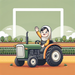 Tiny Tractor Team Painting By Diamonds Kit