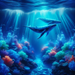 Whale's Ocean Dance Painting Diamond Kit