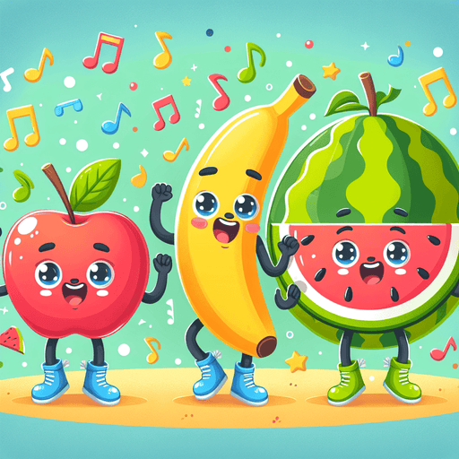 Dancing Fruits Fiesta Paint By Diamonds Art