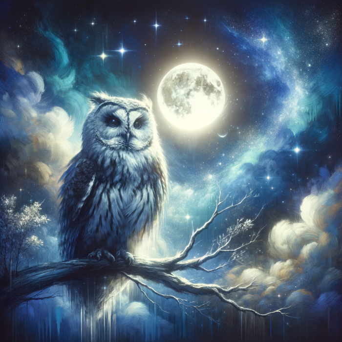 Enchanted Owl Nightscape DIY Paint By Diamonds