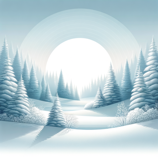 Snowy Serenity Landscape Painting Diamond Kit