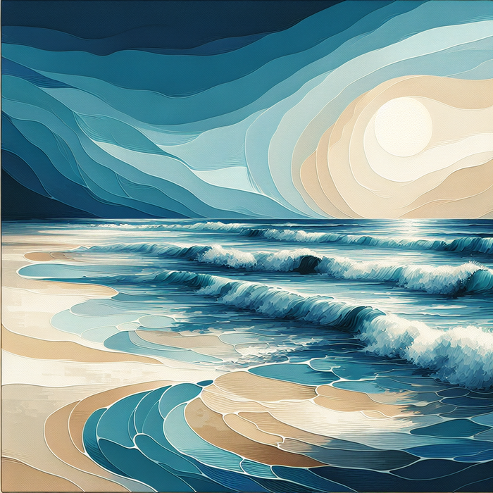 Tranquil Ocean Retreat Paint By Color