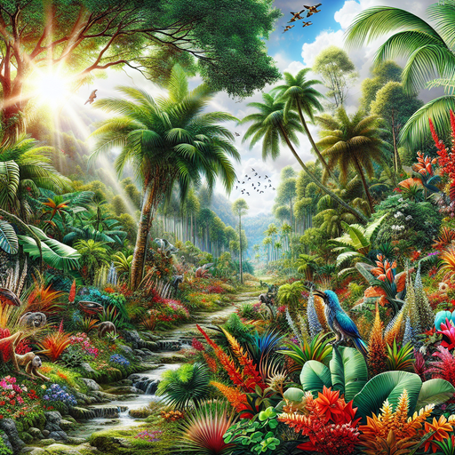 Tropical Vibrance Diamond Painting