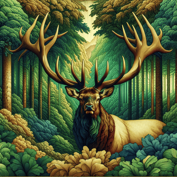 Majestic Elk Harmony Diamonded Painting Kits