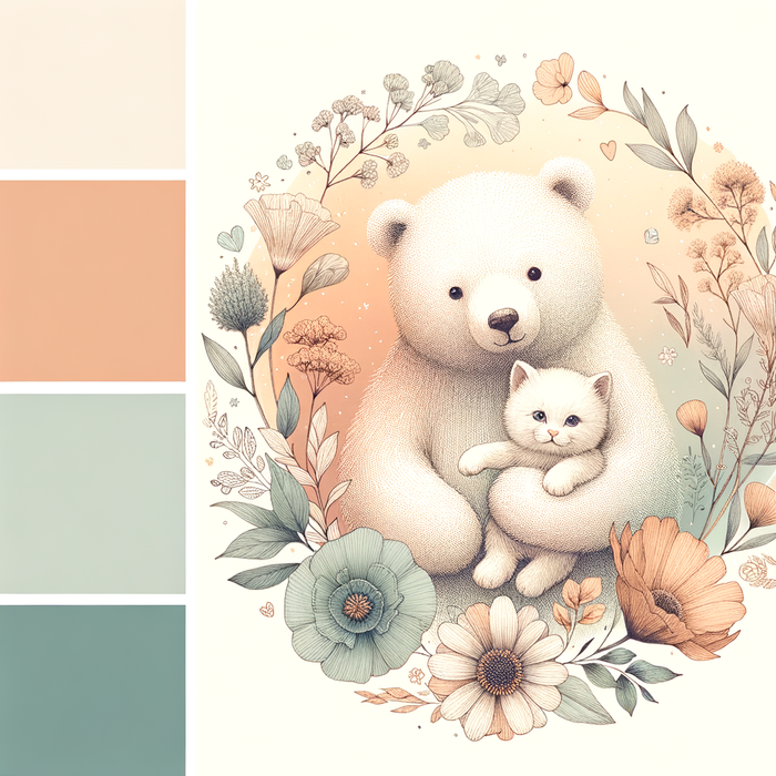 Cuddly Animal Friends Paint By Diamond