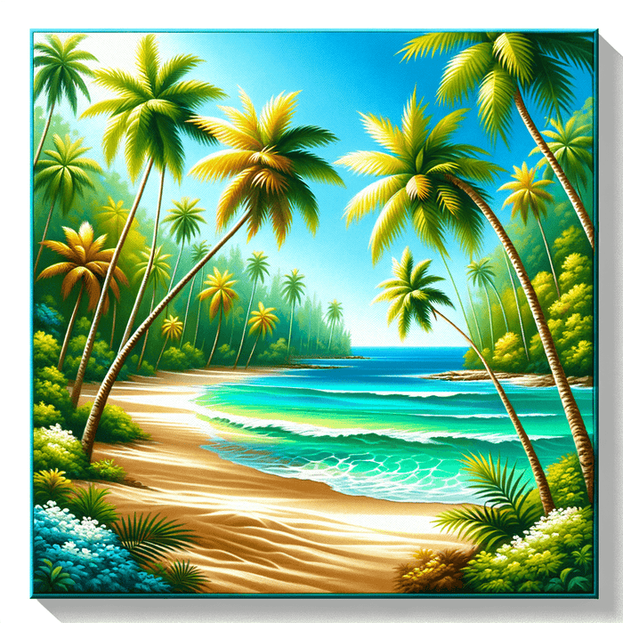 Charming Tropical Paradise Diamonded Painting Kits