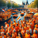 Kings Day - Netherlands Paint By Diamonds Art