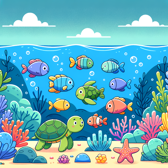 Happy Ocean Adventure Paint By Diamonds Kits