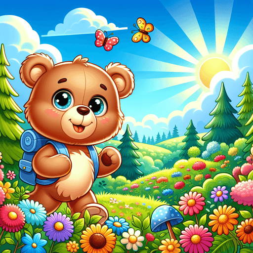 Adventurous Teddy Bear Painting By Diamonds Kit