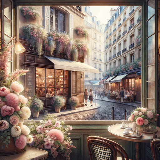 Charming Parisian Afternoon DIY Paint By Diamonds