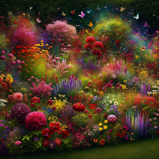 Garden Of Wildflowers Diamond Painting