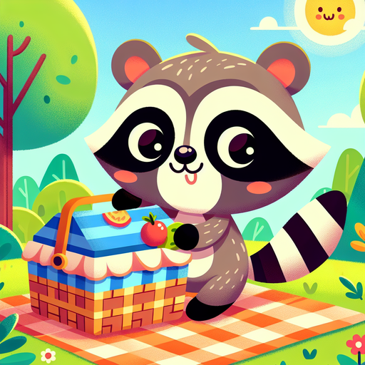 Silly Raccoon Painting By Diamonds Kit