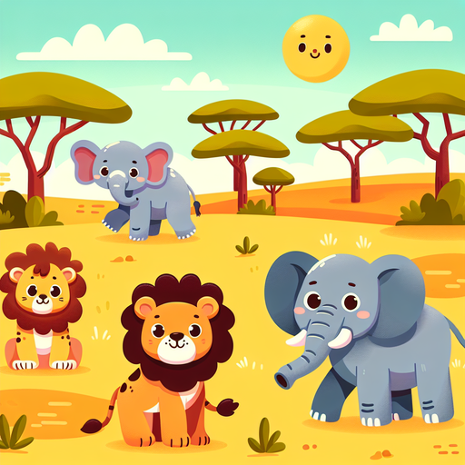 Sunny Savannah Painting Diamond Kit
