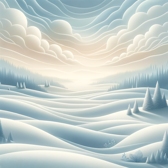 Peaceful Snowy Landscape Paint By Diamond