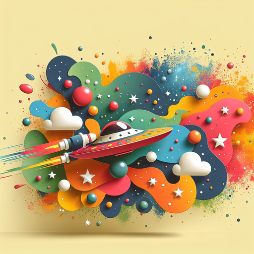 Galaxy Starship Adventure Painting Diamond Kit