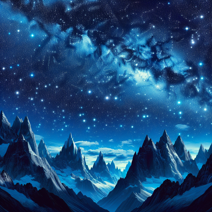 Starlit Mountain Expedition Paint By Diamonds