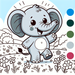 Cheery Elephant Parade Diamonded Painting Kits