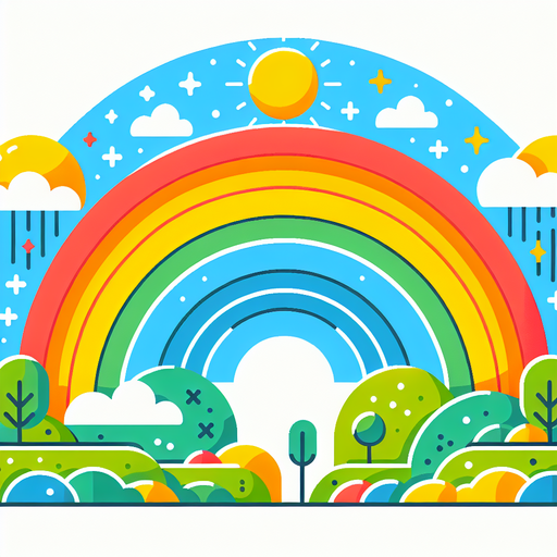 Joyful Rainbow Arch Paint By Diamond