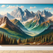 Breathtaking Mountain View Paint By Diamonds