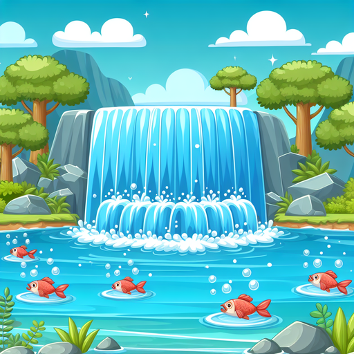 Wild Waterfall Wonderland Paint By Diamonds Kits