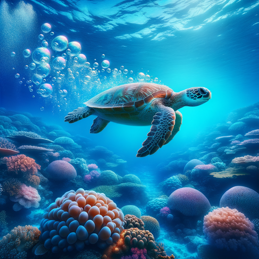 Turtle Tranquility Paint By Diamonds Kits