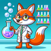 Clever Fox’s Science Lab Diamond Painting