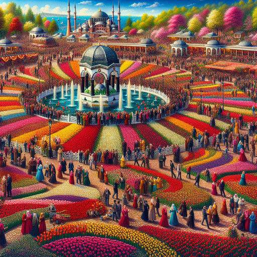 Tulip Festival - Istanbul Paint By Diamond