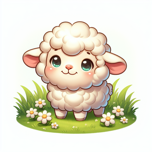 Sweet Baby Lamb Painting Diamond Kit