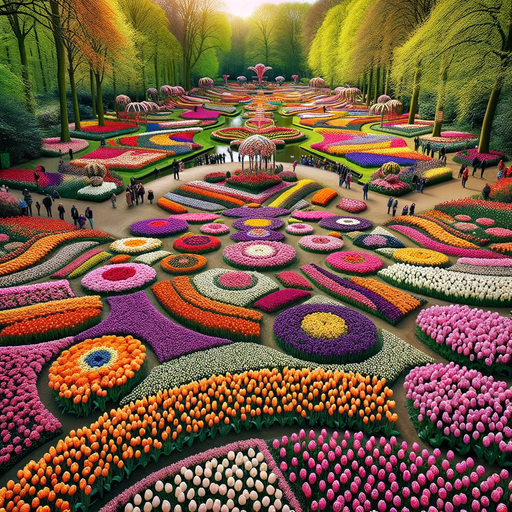 Tulip Festival - Keukenhof Paint By Diamonds Kits