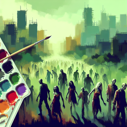 Zombie Apocalypse Paint By Diamonds Art