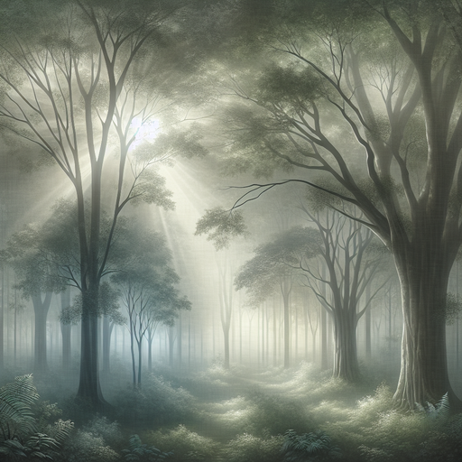 Misty Forest Escape Painting Diamond Kit