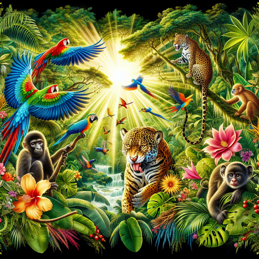 Wild Jungle Celebration Diamond Painting