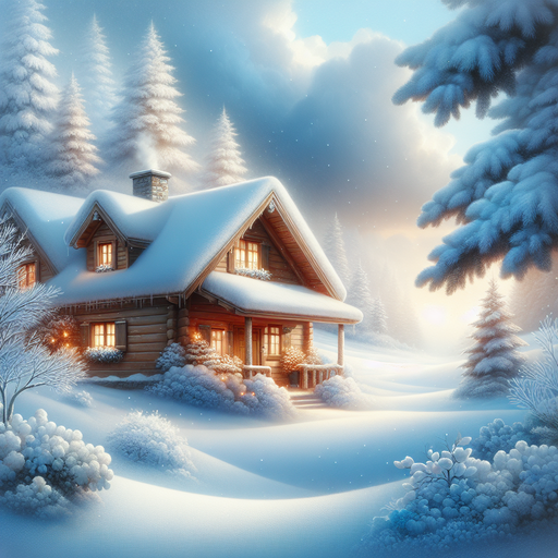 Cozy Winter Retreat Paint By Color