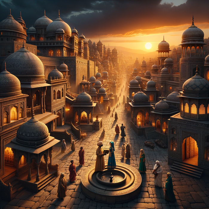 Ancient City at Twilight 5D DIY Paint By Diamond Kit