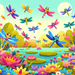 Dazzling Dragonflies Paint By Diamonds Kits