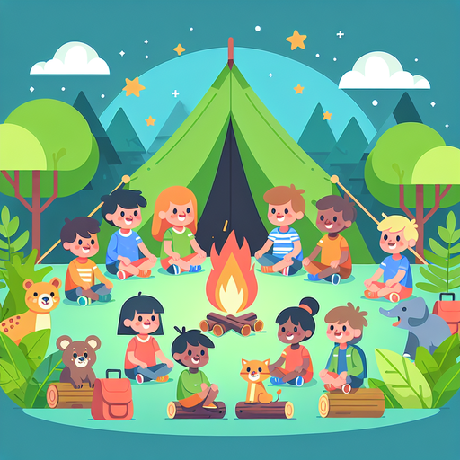 Adventure Jungle Camp Paint By Diamond