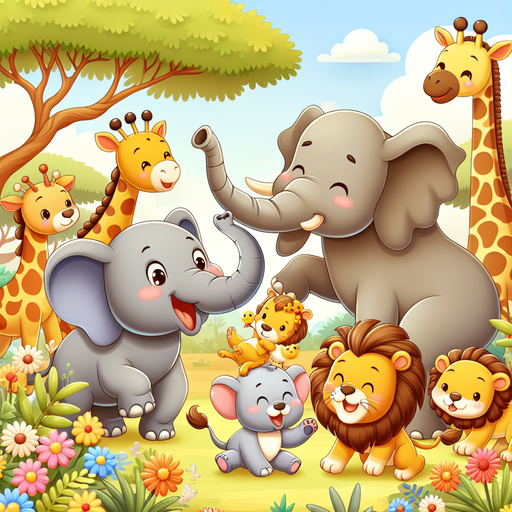 Sunny Safari Soiree Diamond Painting