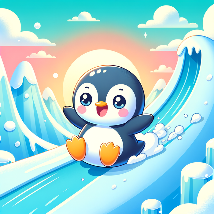 Jolly Penguins On Ice Paint By Diamond