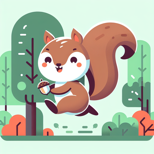 Adventure Squirrel Paint By Diamonds