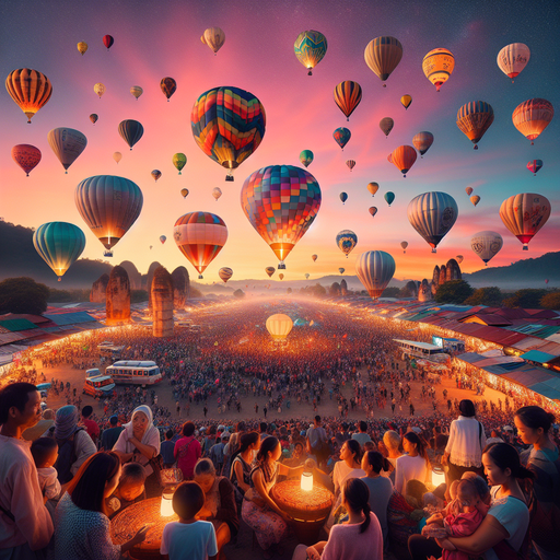 The Balloon Fiesta - Albuquerque Paint By Diamonds Art