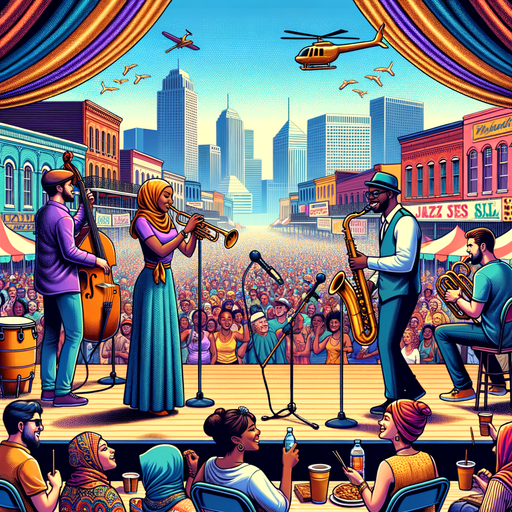 New Orleans Jazz And Heritage Festival - New Orleans Paint By Diamonds Art