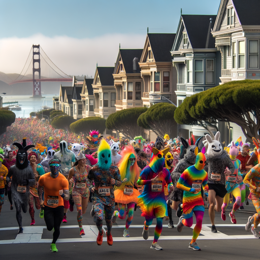 Bay To Breakers - San Francisco, USA DIY Paint By Diamonds