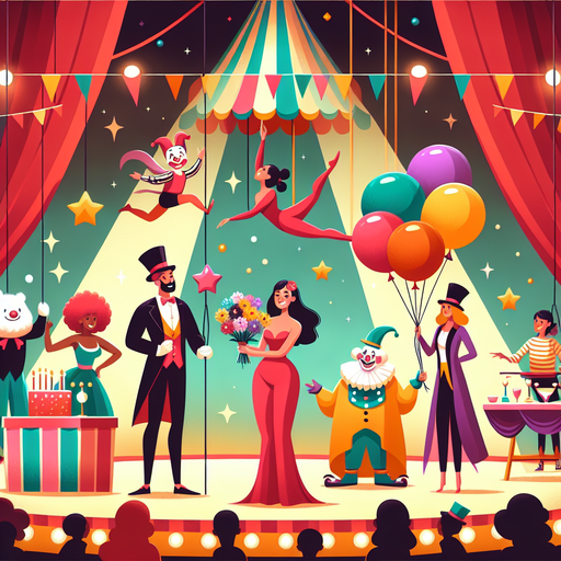 Circus Carnival Spectacle Painting Diamond Kit