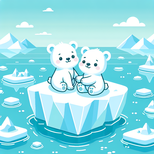 Polar Bear Pals Painting Diamond Kit